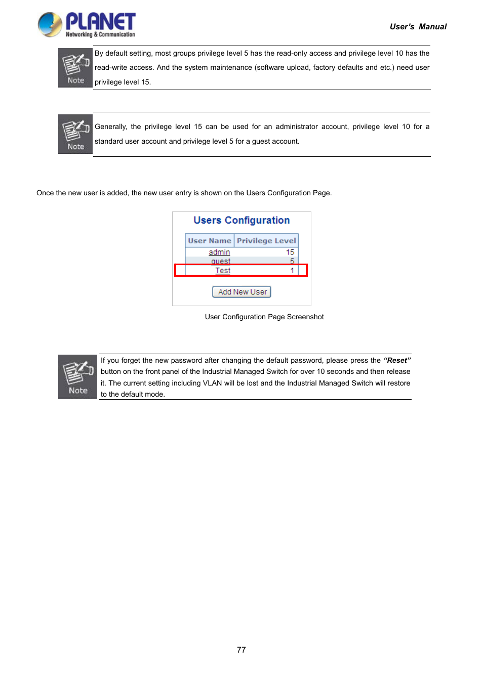PLANET IGS-10020HPT User Manual | Page 77 / 417