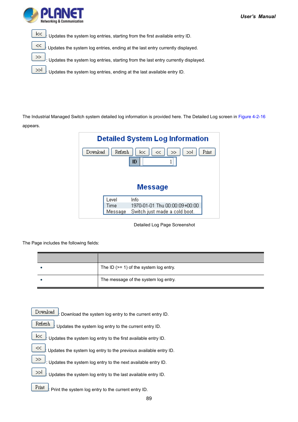 13 detailed log | PLANET IGS-10020HPT User Manual | Page 89 / 417