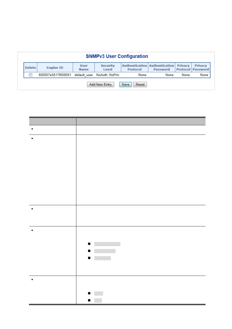 2 snmpv3 users | PLANET IGS-10020HPT User Manual | Page 104 / 658