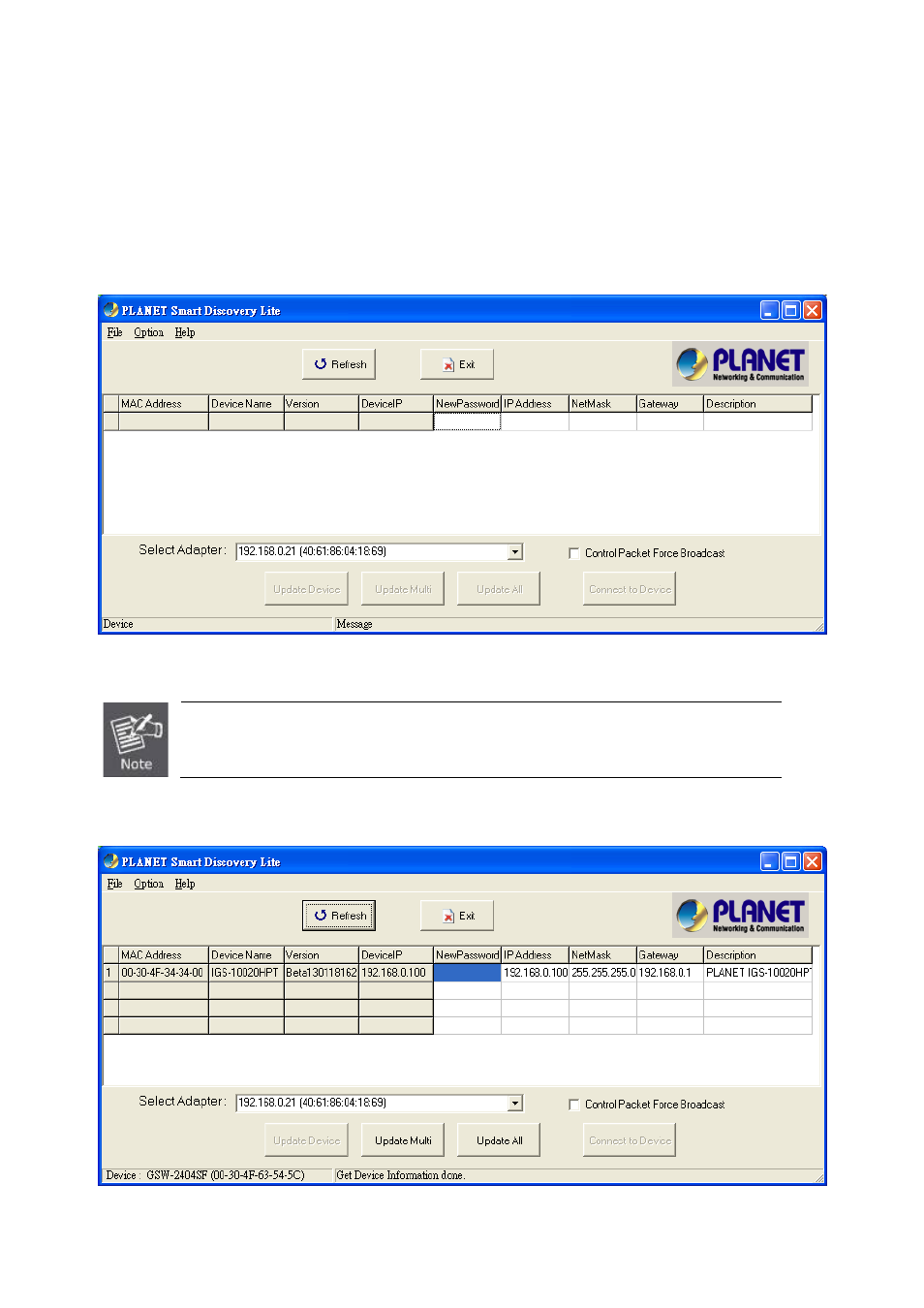 6 planet smart discovery utility | PLANET IGS-10020HPT User Manual | Page 58 / 658