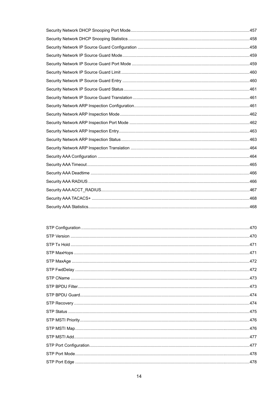 PLANET IGS-10020HPT User Manual | Page 14 / 615