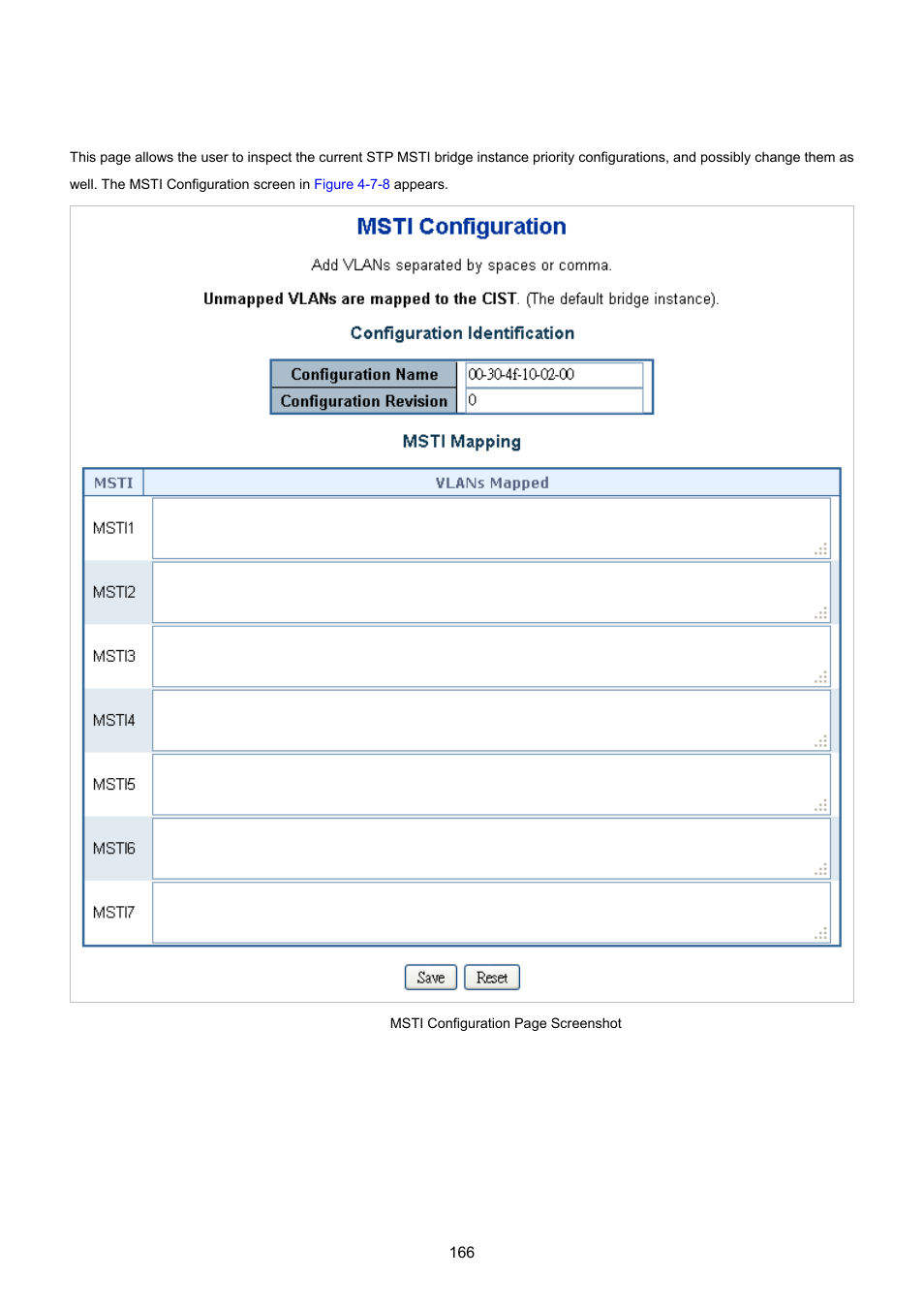 6 msti configuration | PLANET IGS-10020HPT User Manual | Page 166 / 615