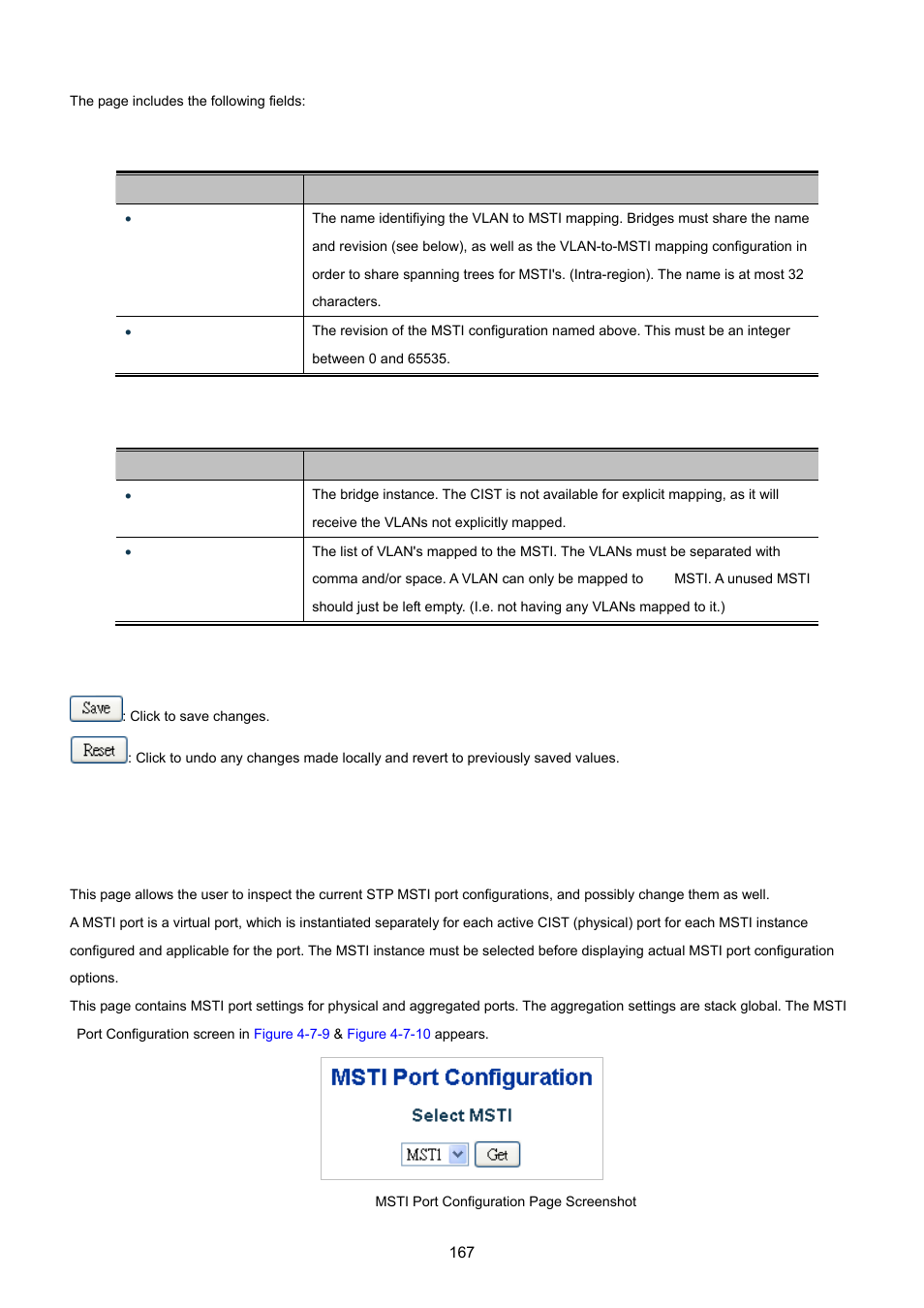 7 msti ports configuration | PLANET IGS-10020HPT User Manual | Page 167 / 615