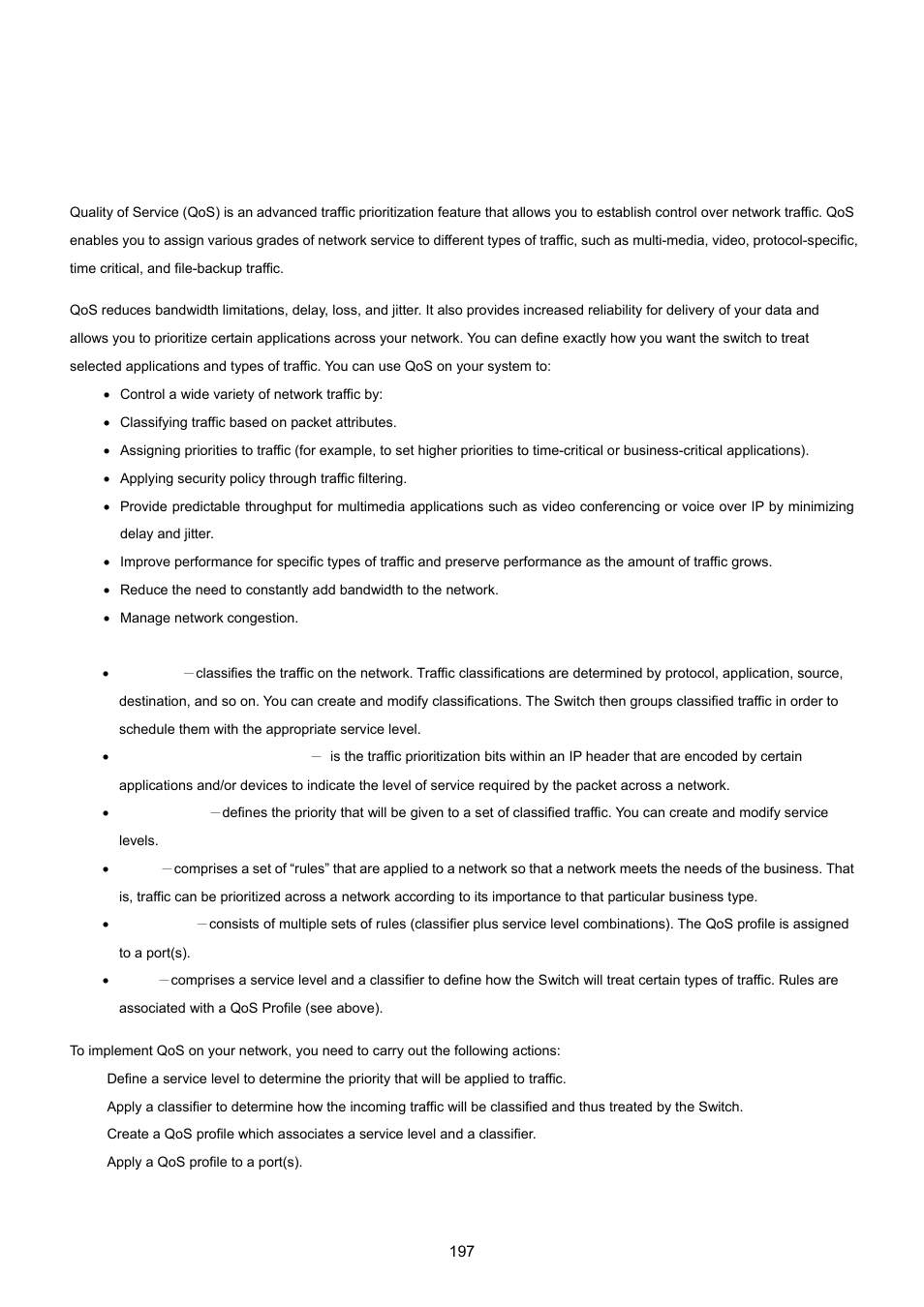 9 quality of service, 1 understand qos | PLANET IGS-10020HPT User Manual | Page 197 / 615