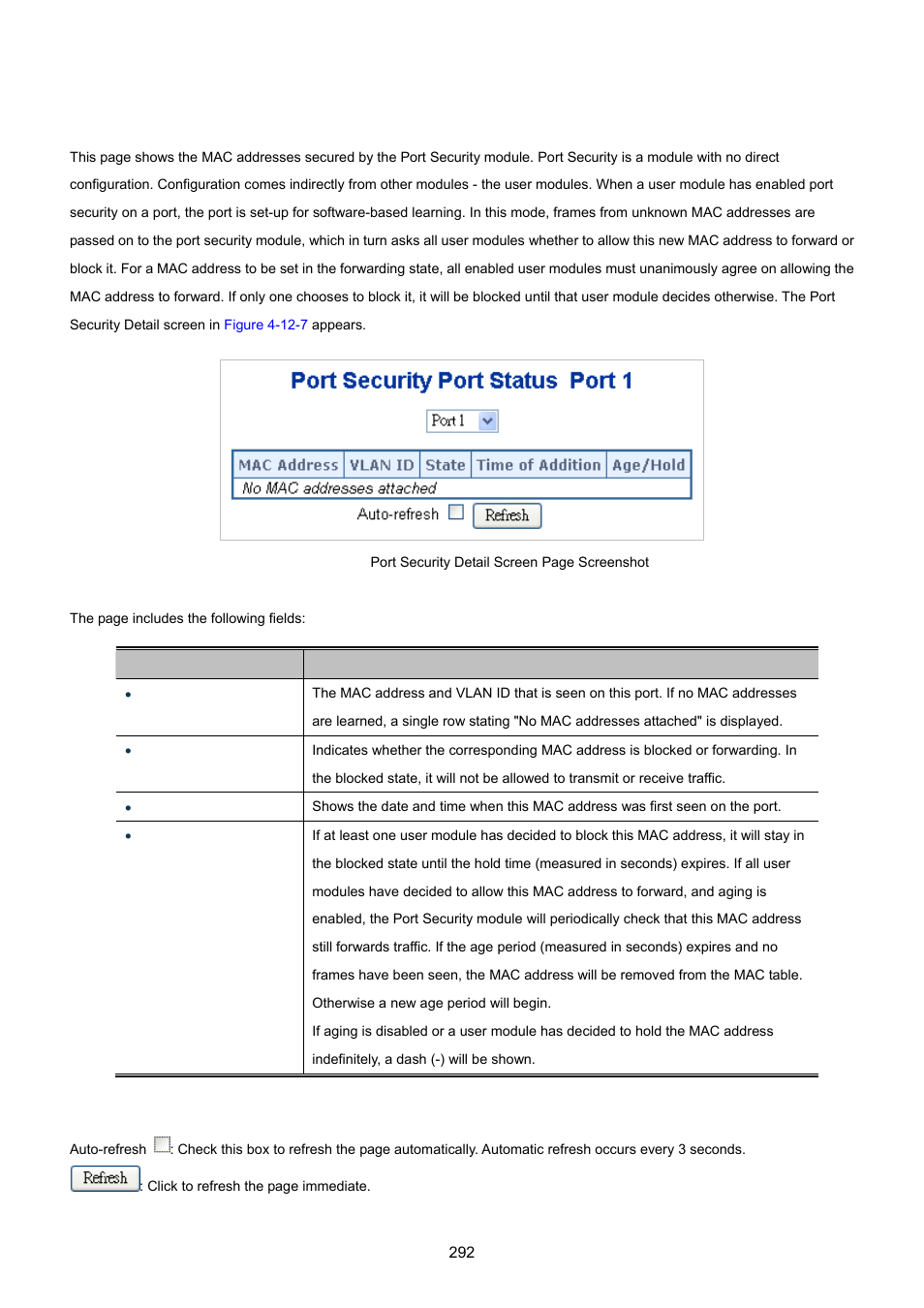 7 port security detail | PLANET IGS-10020HPT User Manual | Page 292 / 615