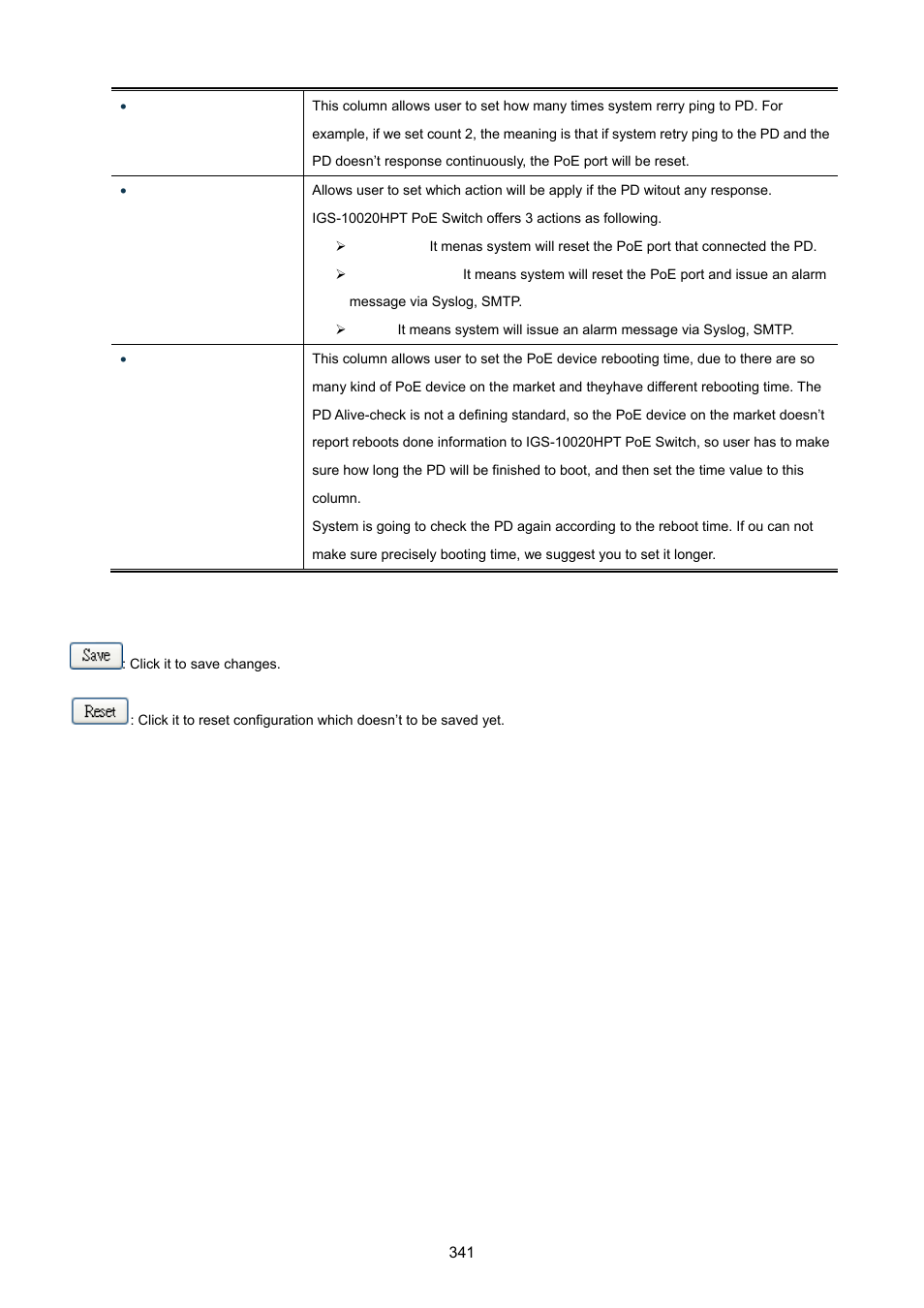 PLANET IGS-10020HPT User Manual | Page 341 / 615