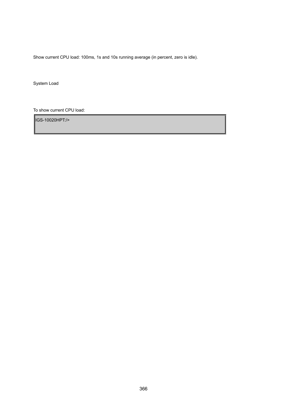 System load | PLANET IGS-10020HPT User Manual | Page 366 / 615