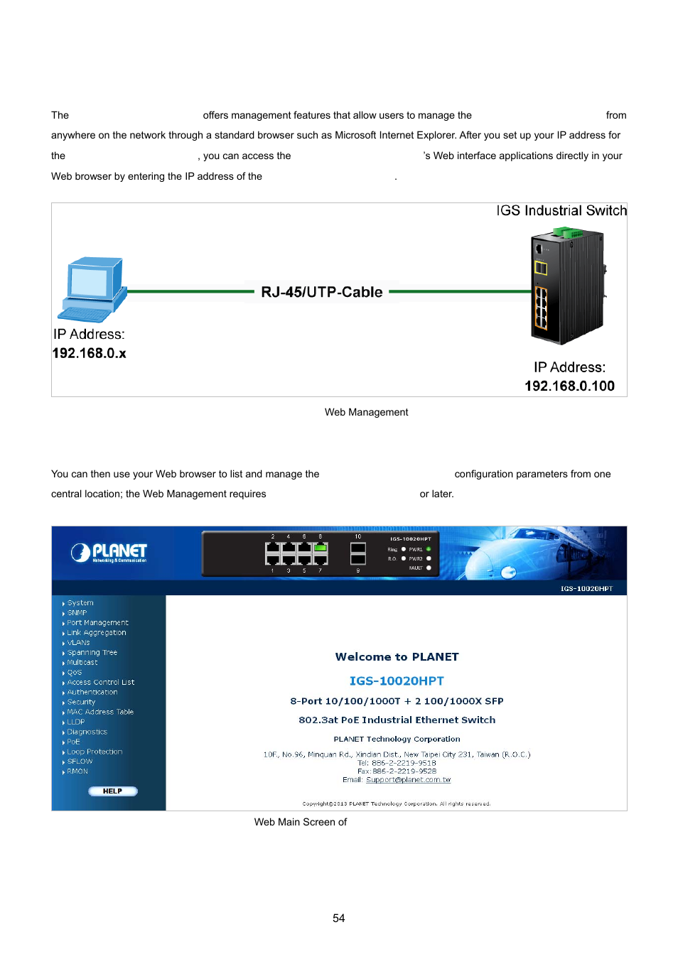 4 web management | PLANET IGS-10020HPT User Manual | Page 54 / 615