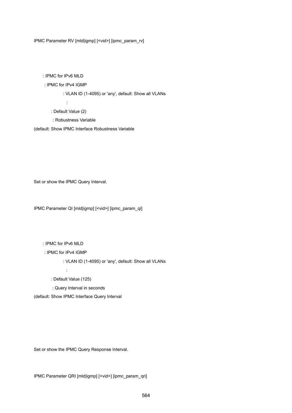 Ipmc parameter qi, Ipmc parameter qri | PLANET IGS-10020HPT User Manual | Page 564 / 615