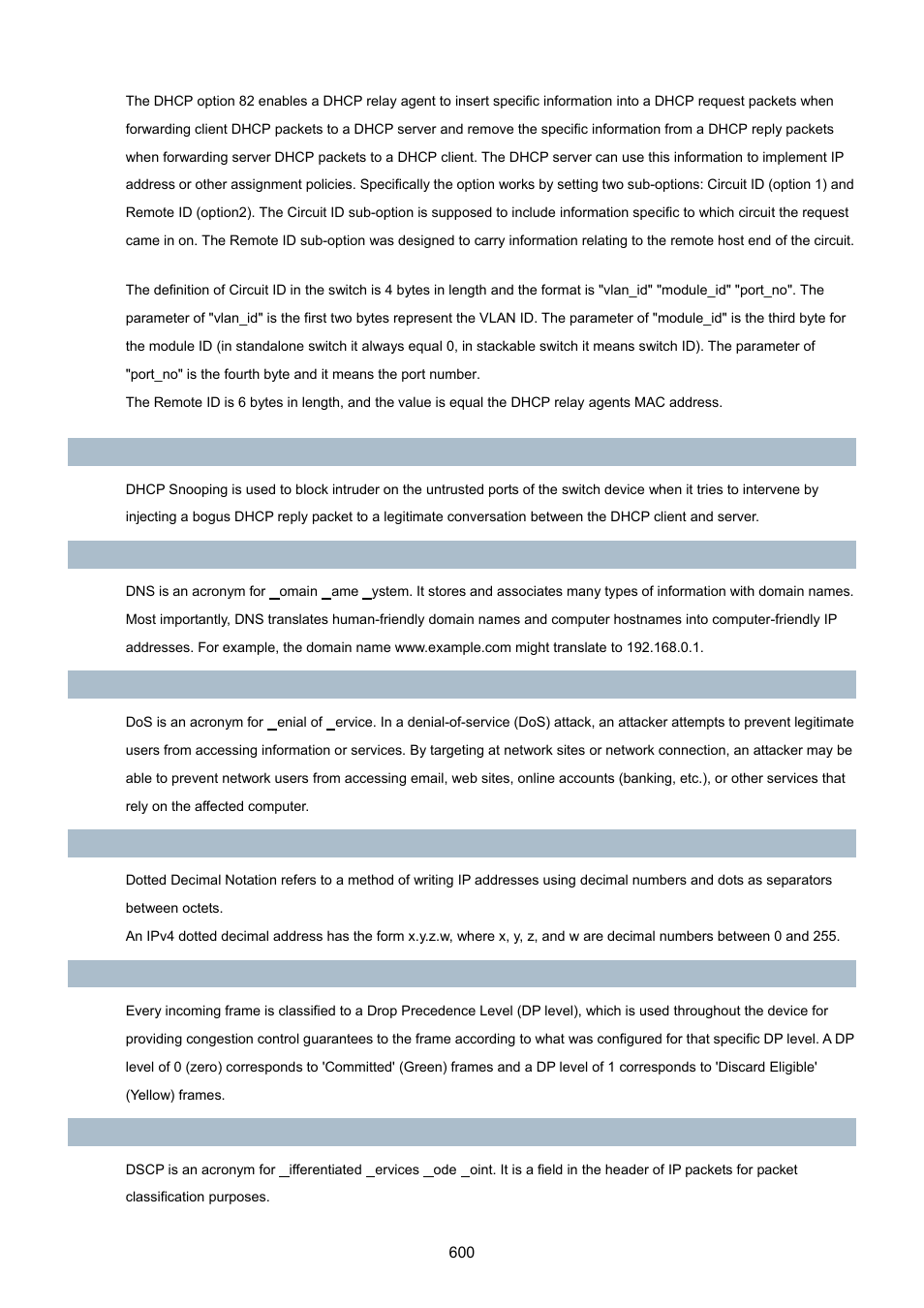 PLANET IGS-10020HPT User Manual | Page 600 / 615