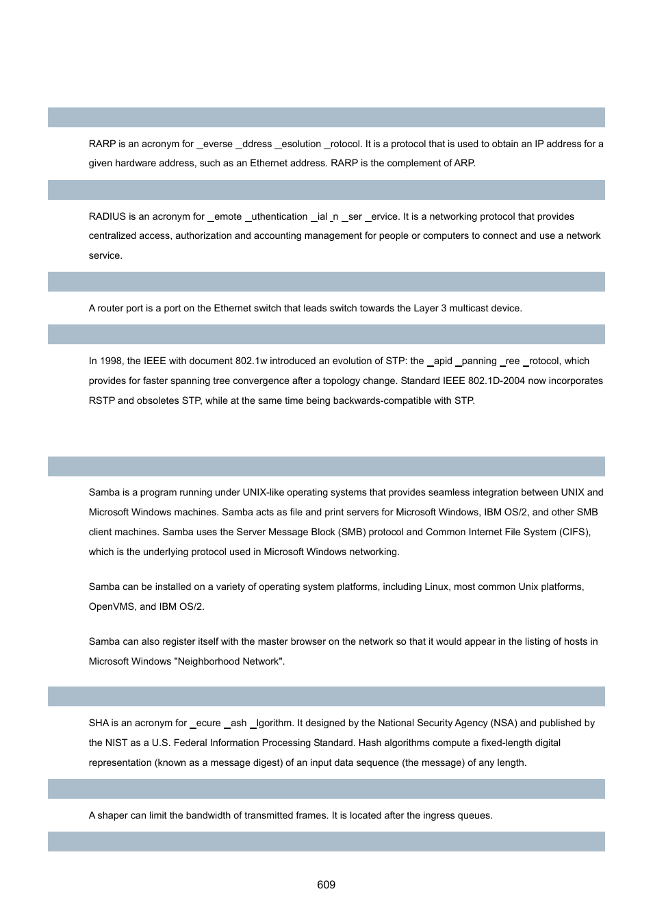 PLANET IGS-10020HPT User Manual | Page 609 / 615