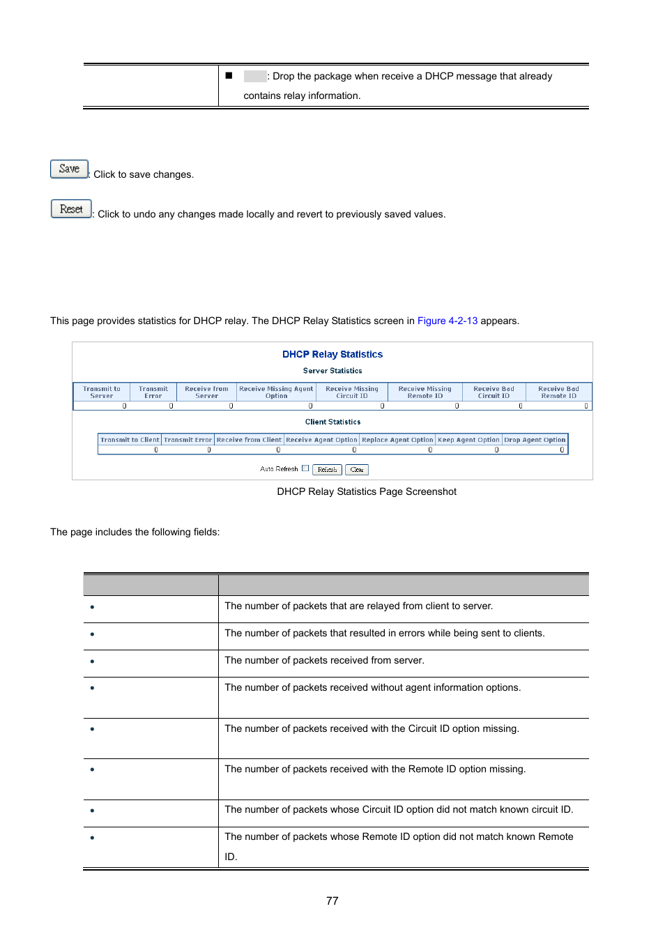 10 dhcp relay statistics | PLANET IGS-10020HPT User Manual | Page 77 / 615
