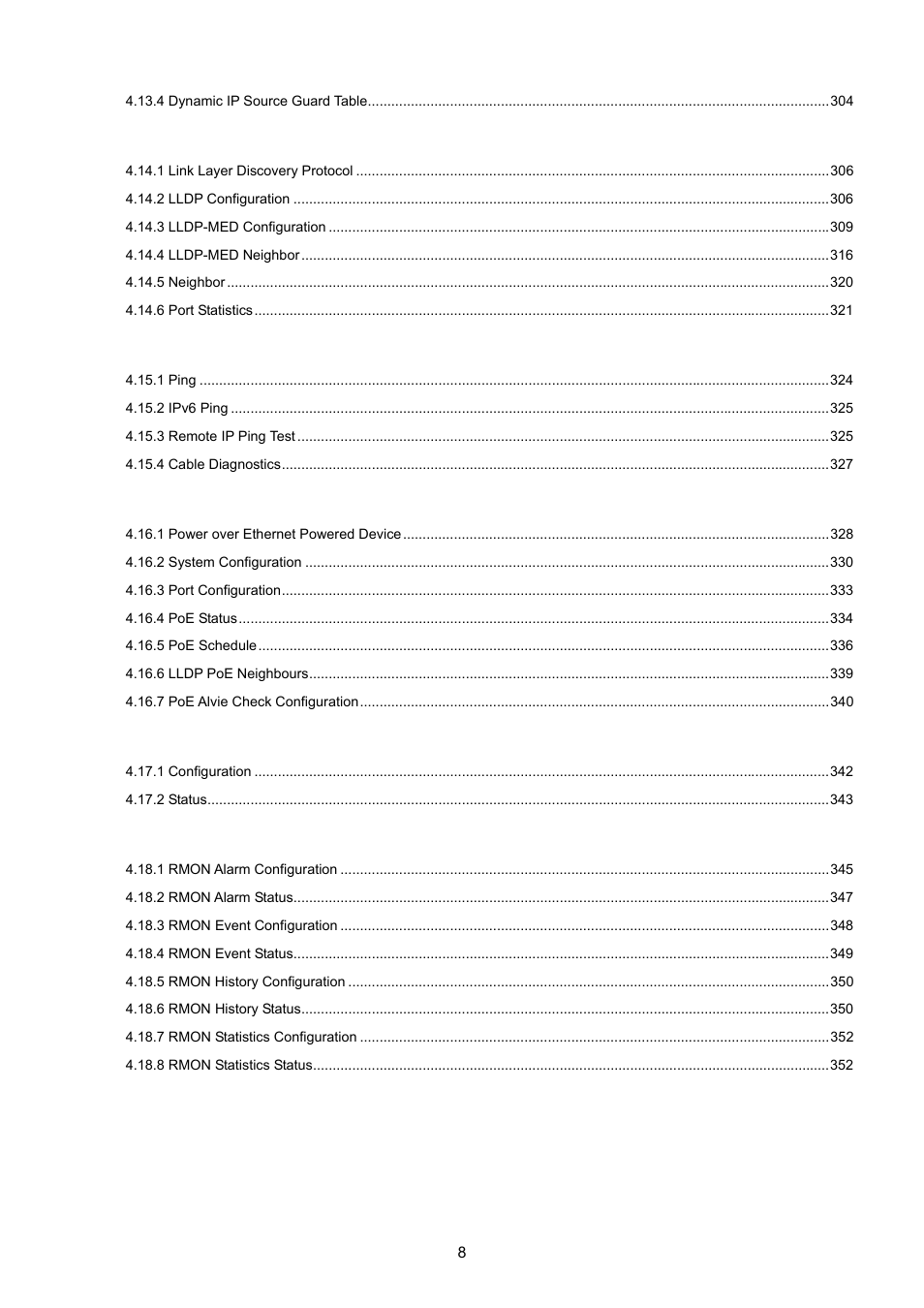 PLANET IGS-10020HPT User Manual | Page 8 / 615