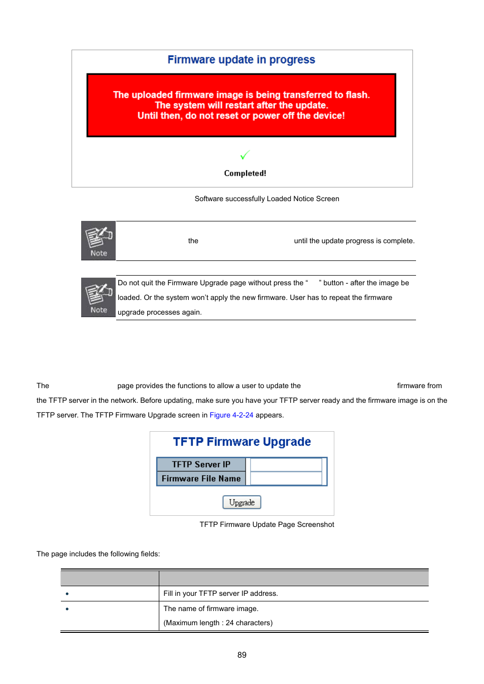 20 tftp firmware upgrade | PLANET IGS-10020HPT User Manual | Page 89 / 615