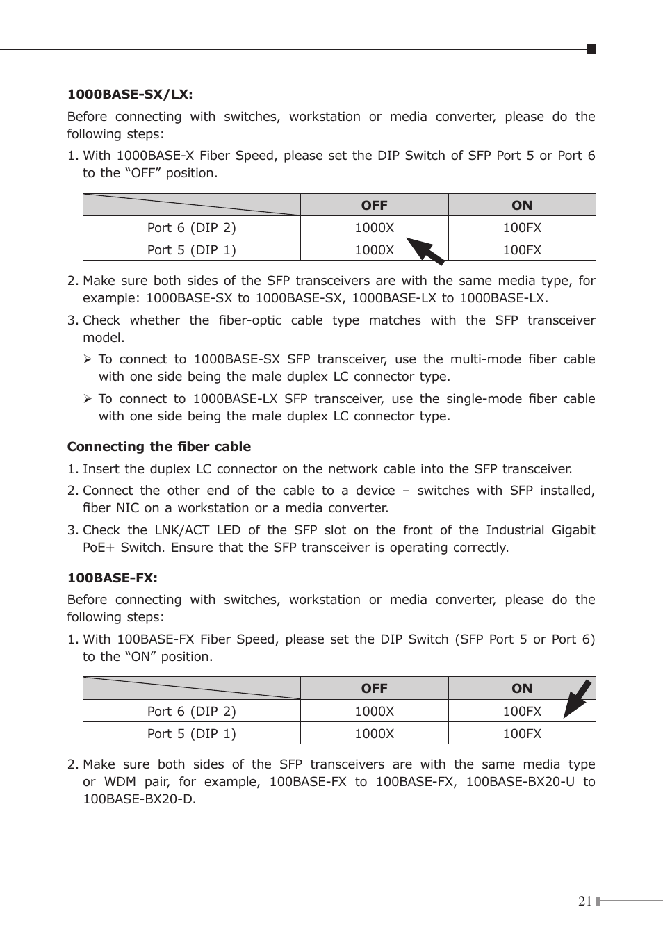PLANET IGS-504HPT User Manual | Page 21 / 36