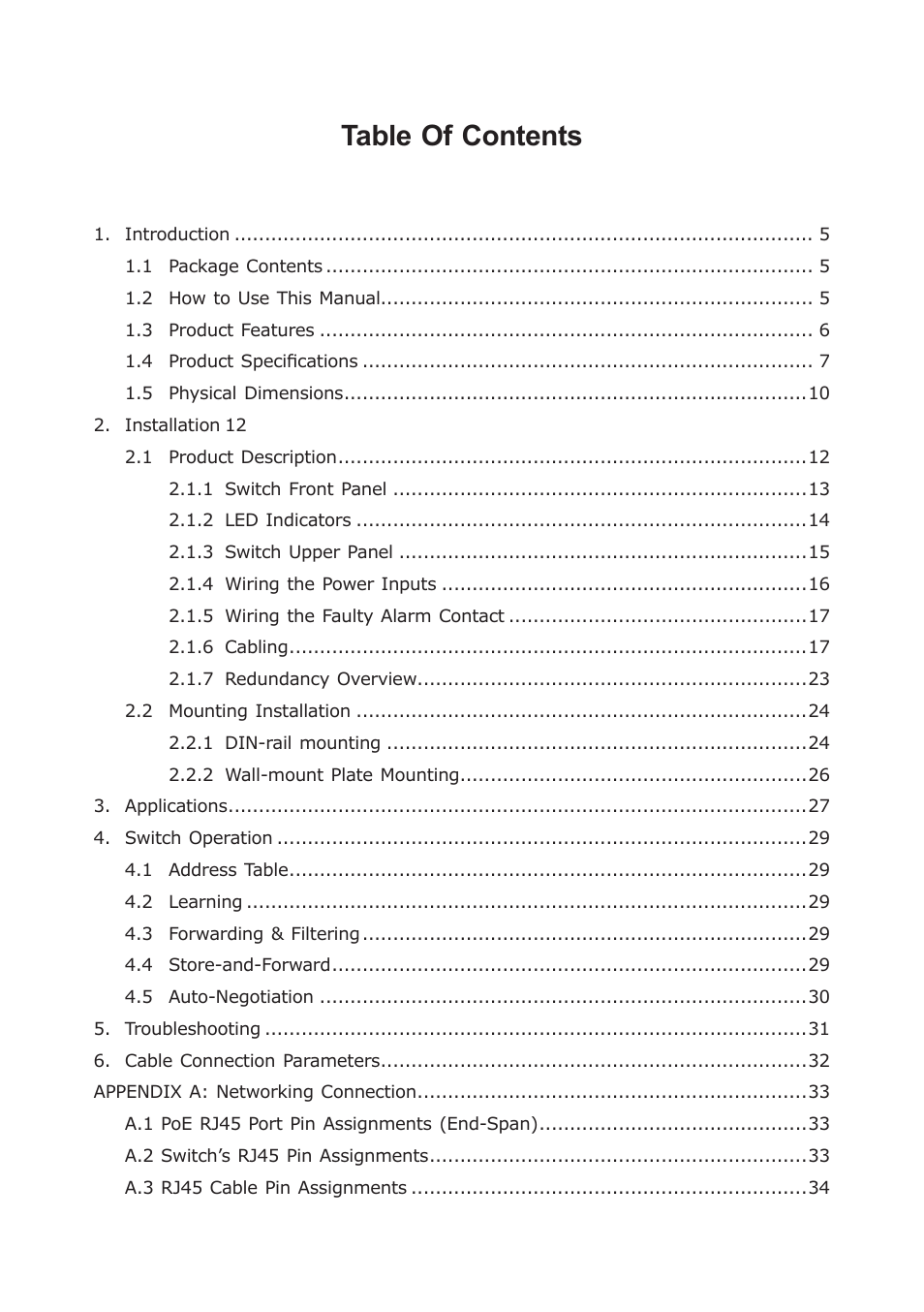 PLANET IGS-504HPT User Manual | Page 4 / 36