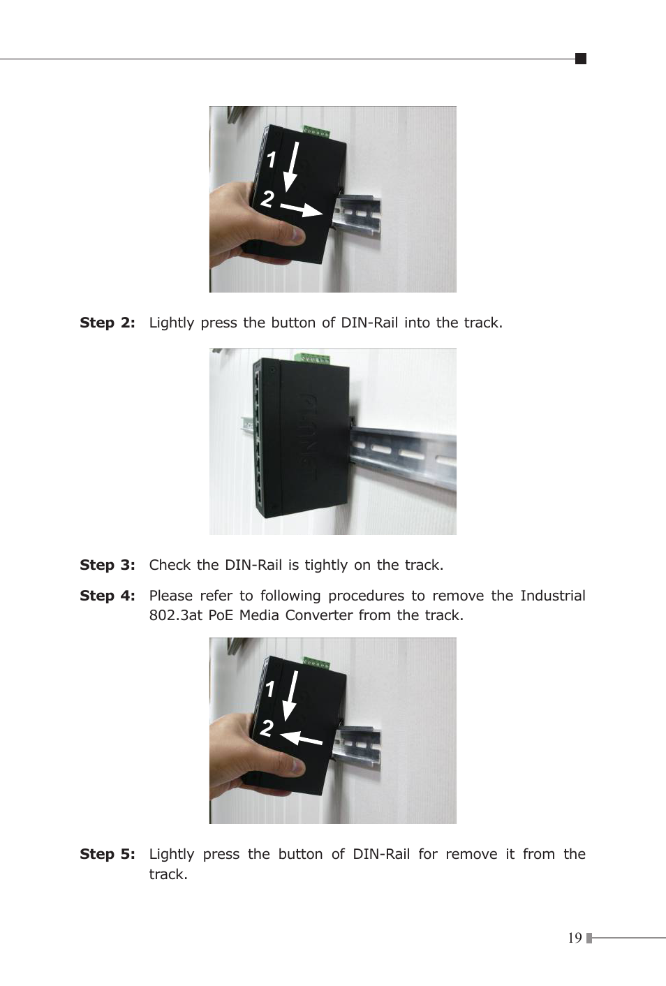 PLANET IGTP-80xT Series User Manual | Page 19 / 32