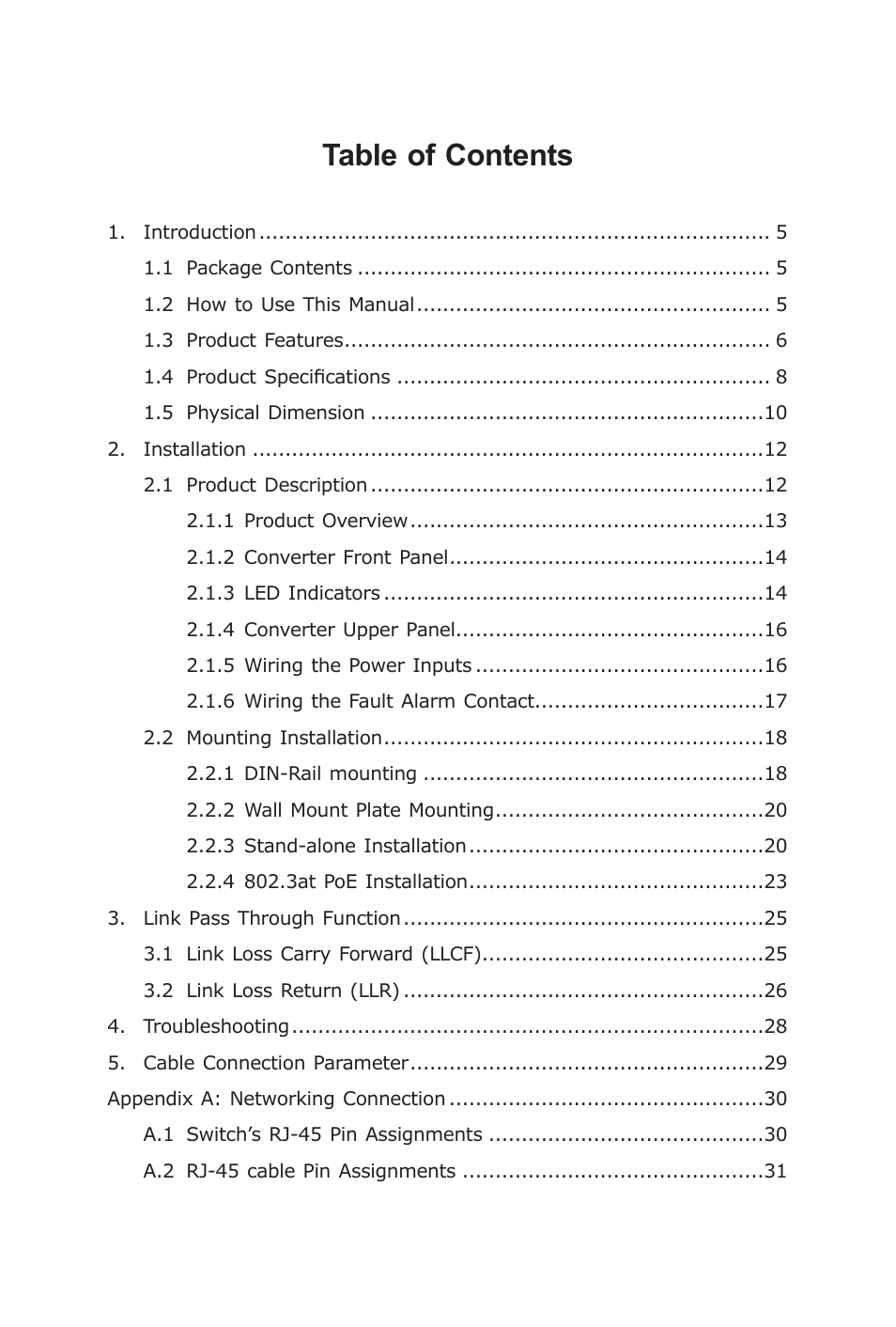 PLANET IGTP-80xT Series User Manual | Page 2 / 32