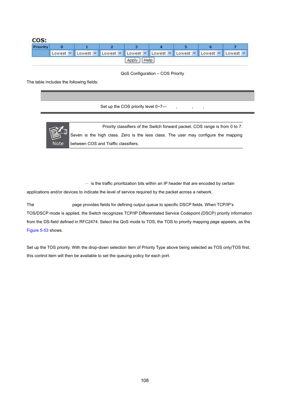 4 tos configuration | PLANET ISW-1022MPT User Manual | Page 108 / 167