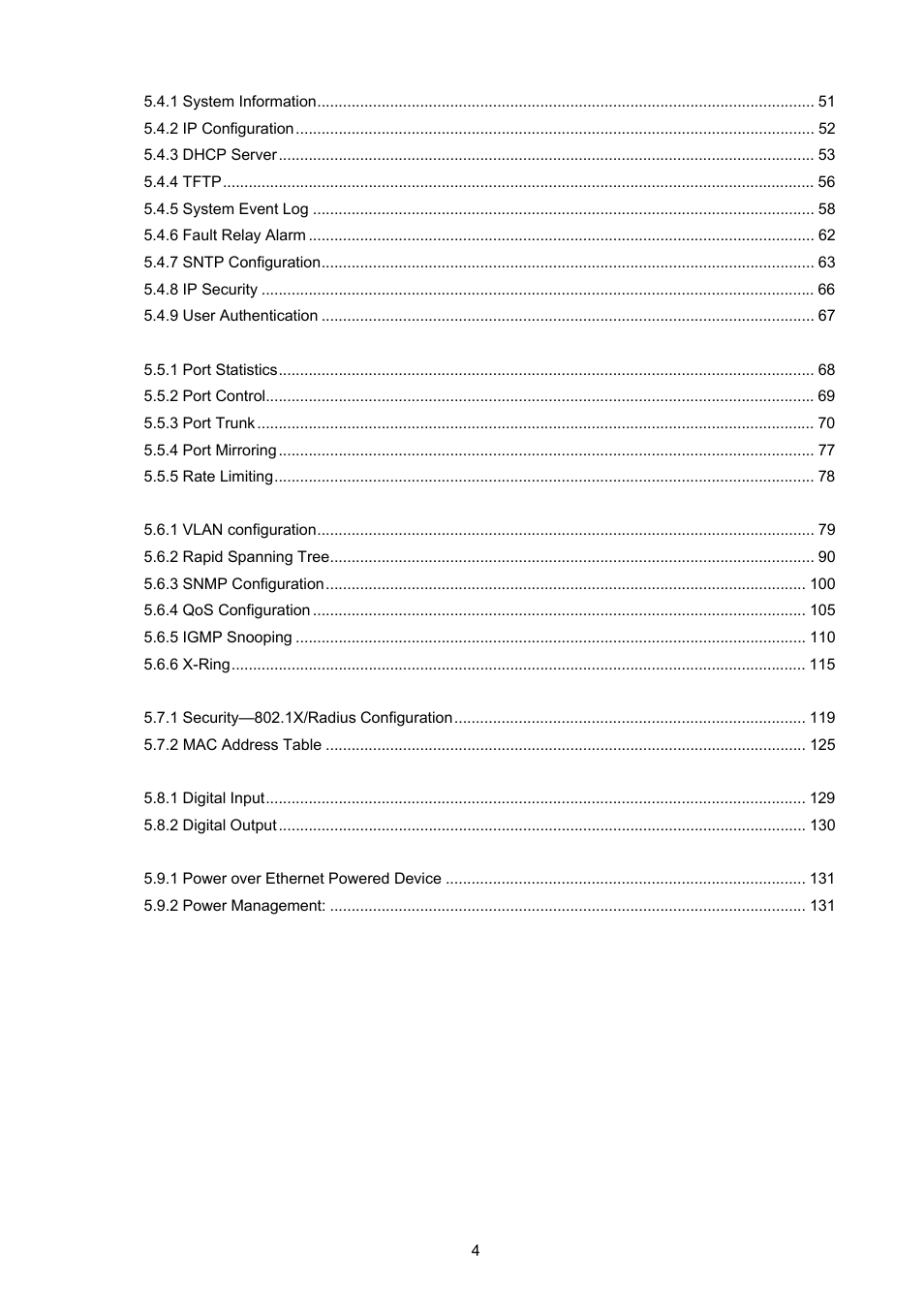 PLANET ISW-1022MPT User Manual | Page 4 / 167