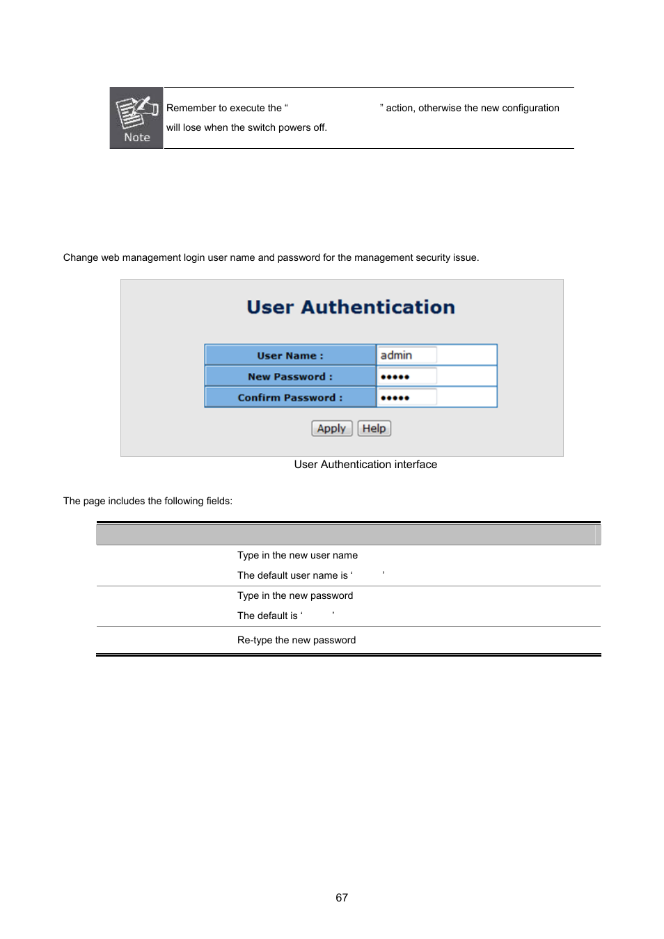 9 user authentication | PLANET ISW-1022MPT User Manual | Page 67 / 167