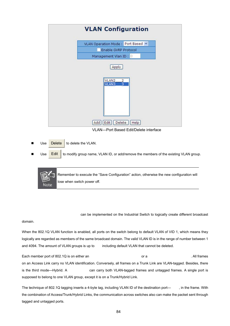 4 802.1q vlan | PLANET ISW-1022MPT User Manual | Page 84 / 167