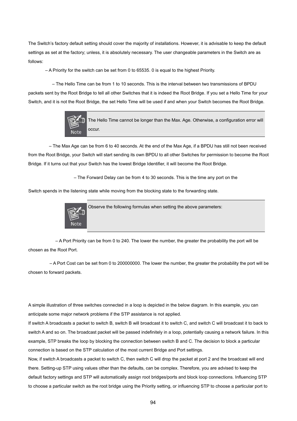 6 2.3 illustration of stp | PLANET ISW-1022MPT User Manual | Page 94 / 167