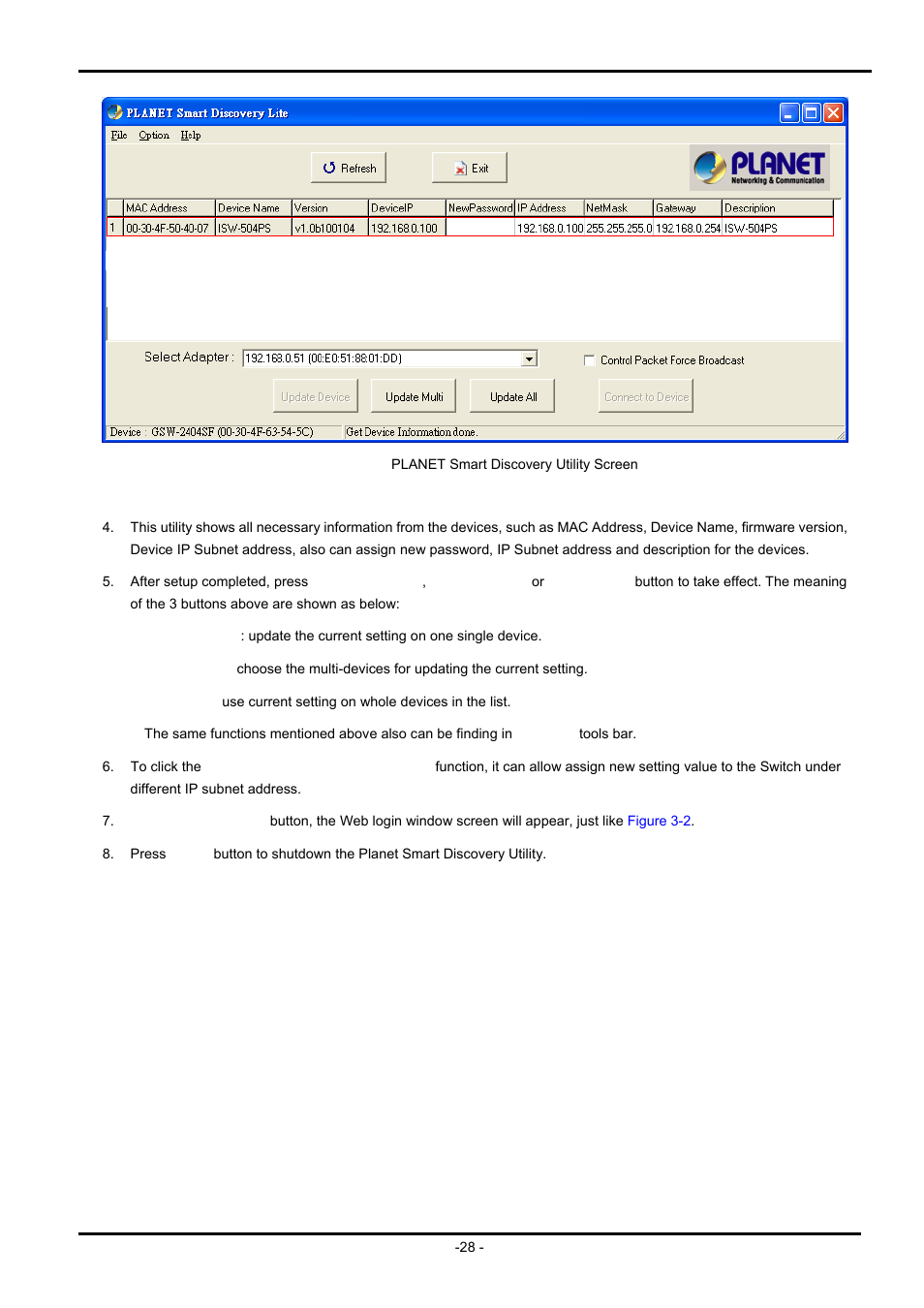 PLANET ISW-504PS User Manual | Page 28 / 89