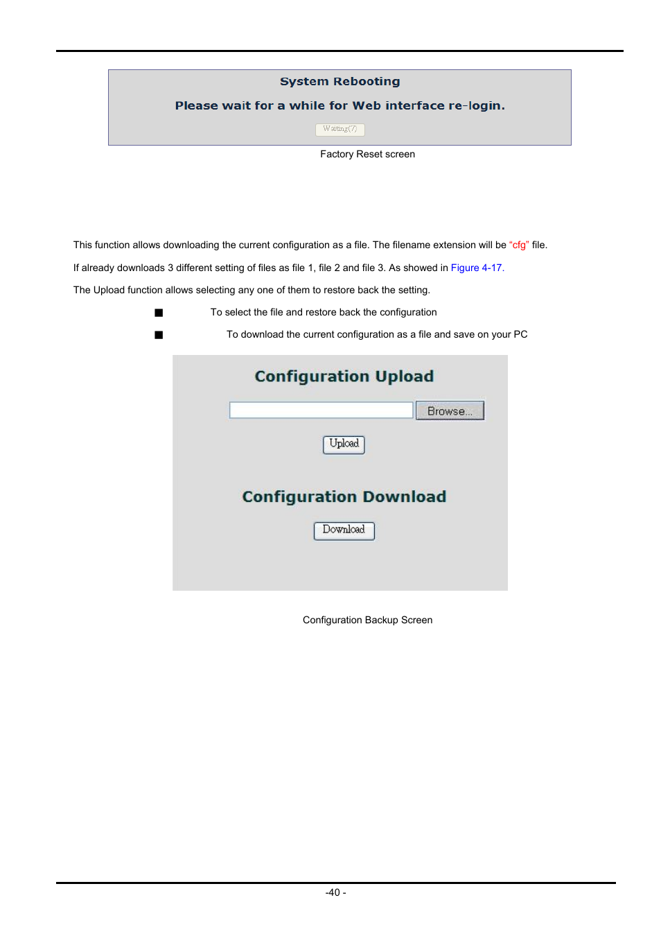 6 configuration backup | PLANET ISW-504PS User Manual | Page 40 / 89