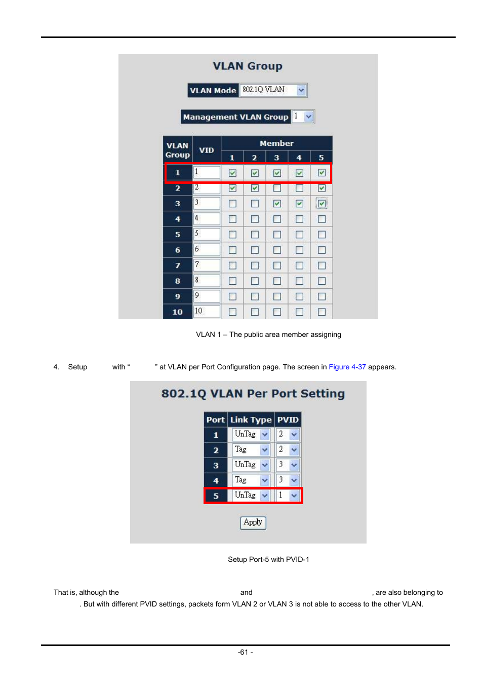 PLANET ISW-504PS User Manual | Page 61 / 89