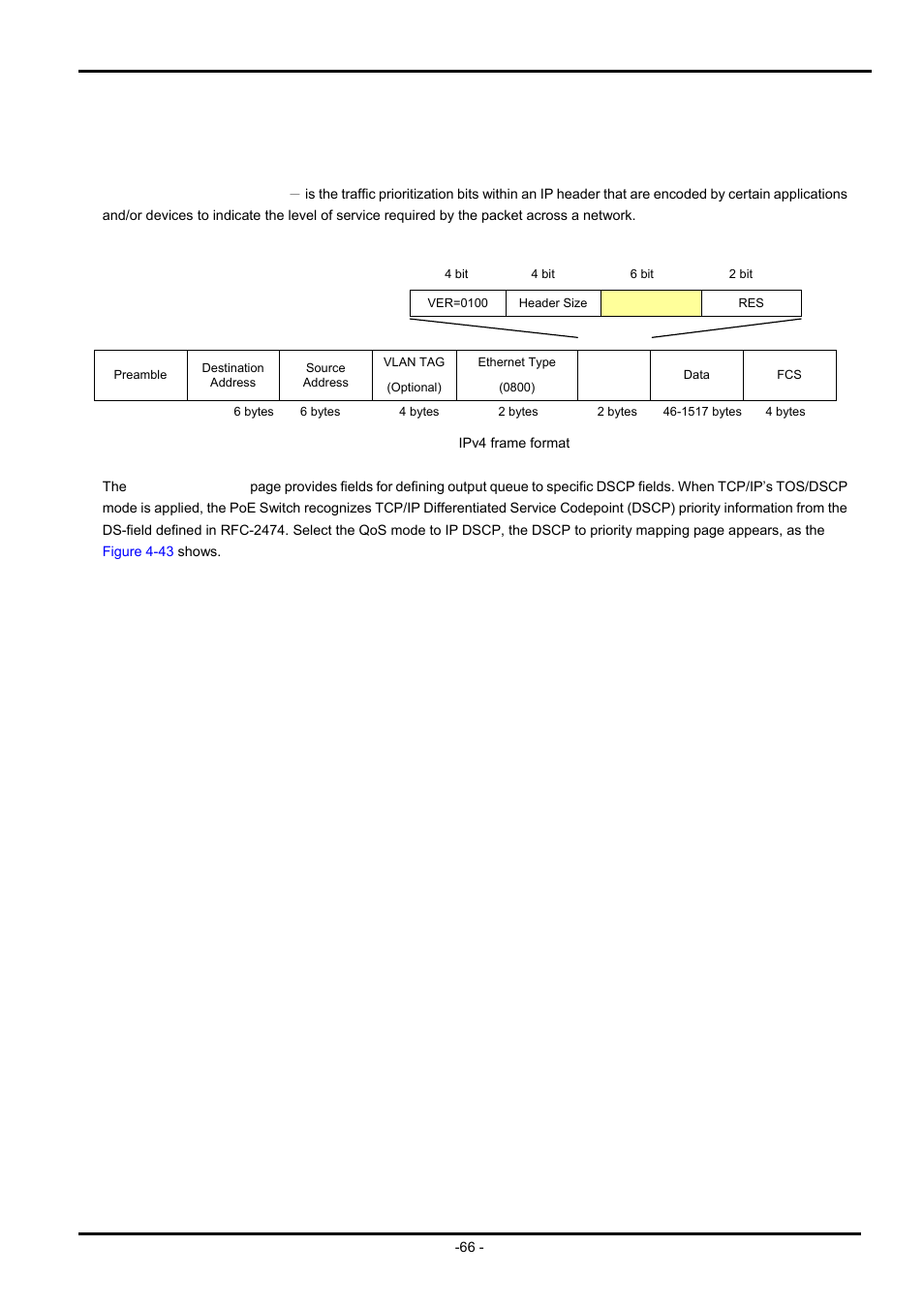 2 dscp qos mode | PLANET ISW-504PS User Manual | Page 66 / 89