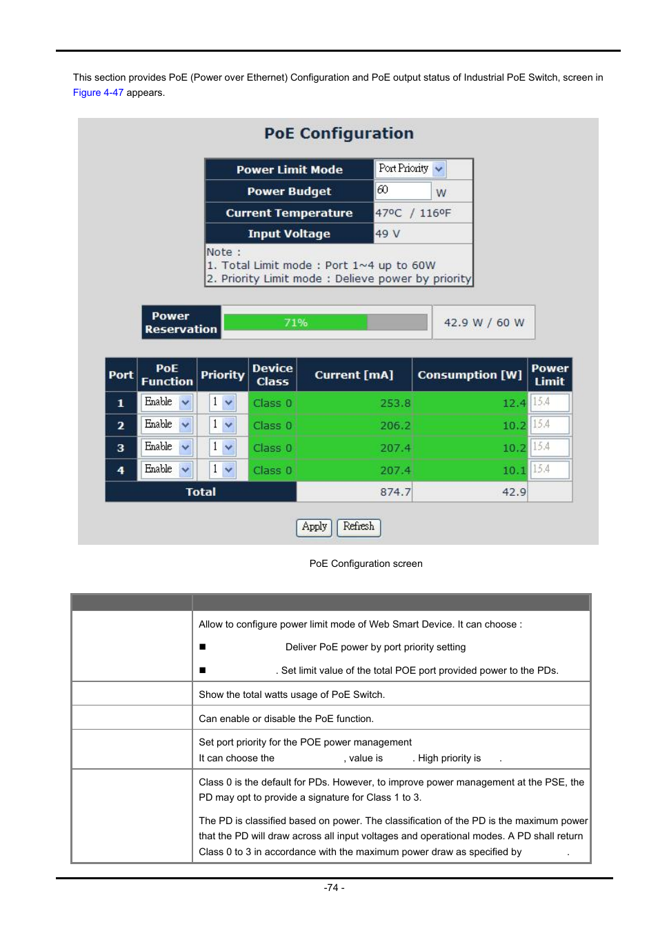 PLANET ISW-504PS User Manual | Page 74 / 89