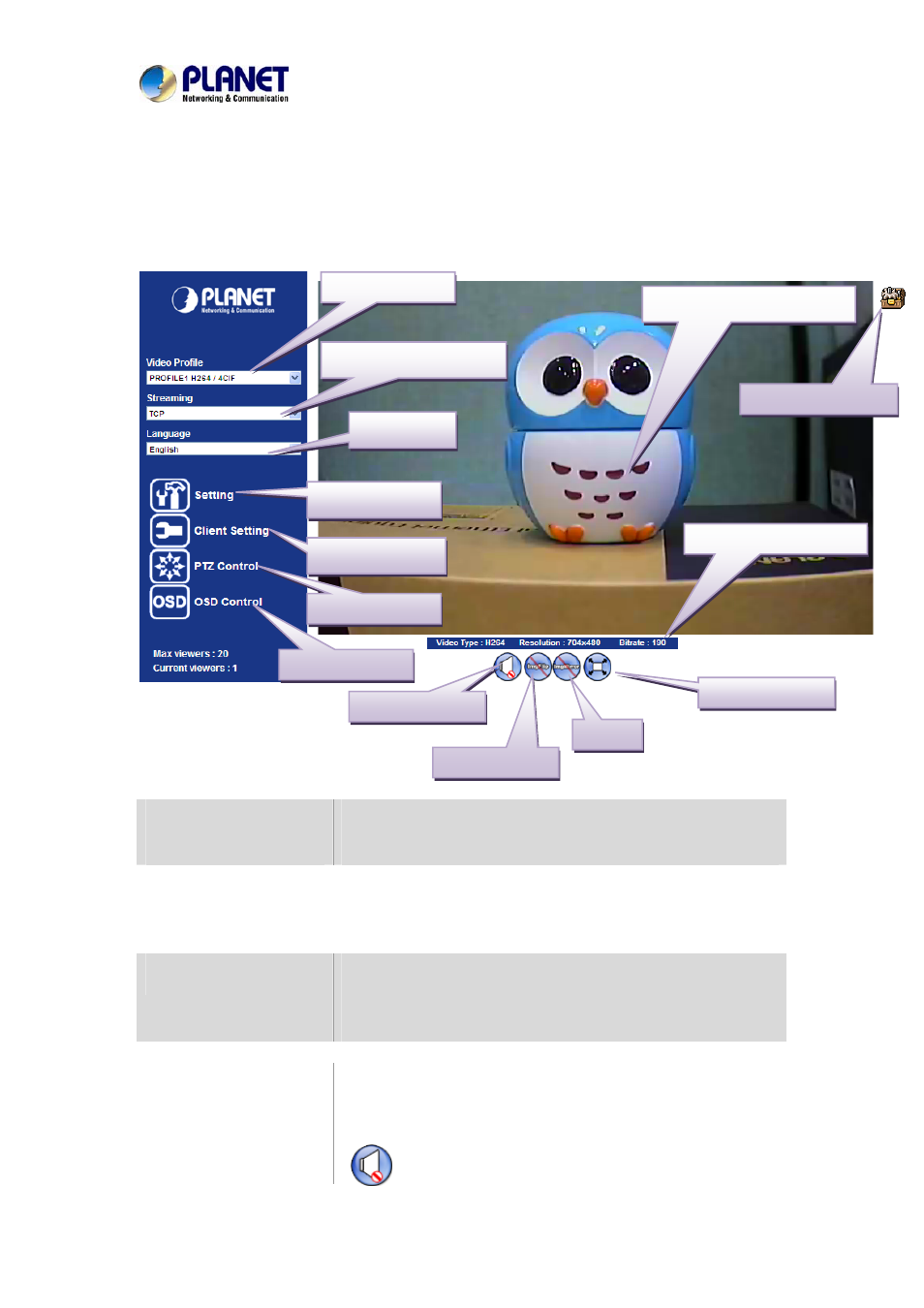 Chapter 5. web configuration for live view, 1 live view | PLANET IVS-2120 User Manual | Page 34 / 87