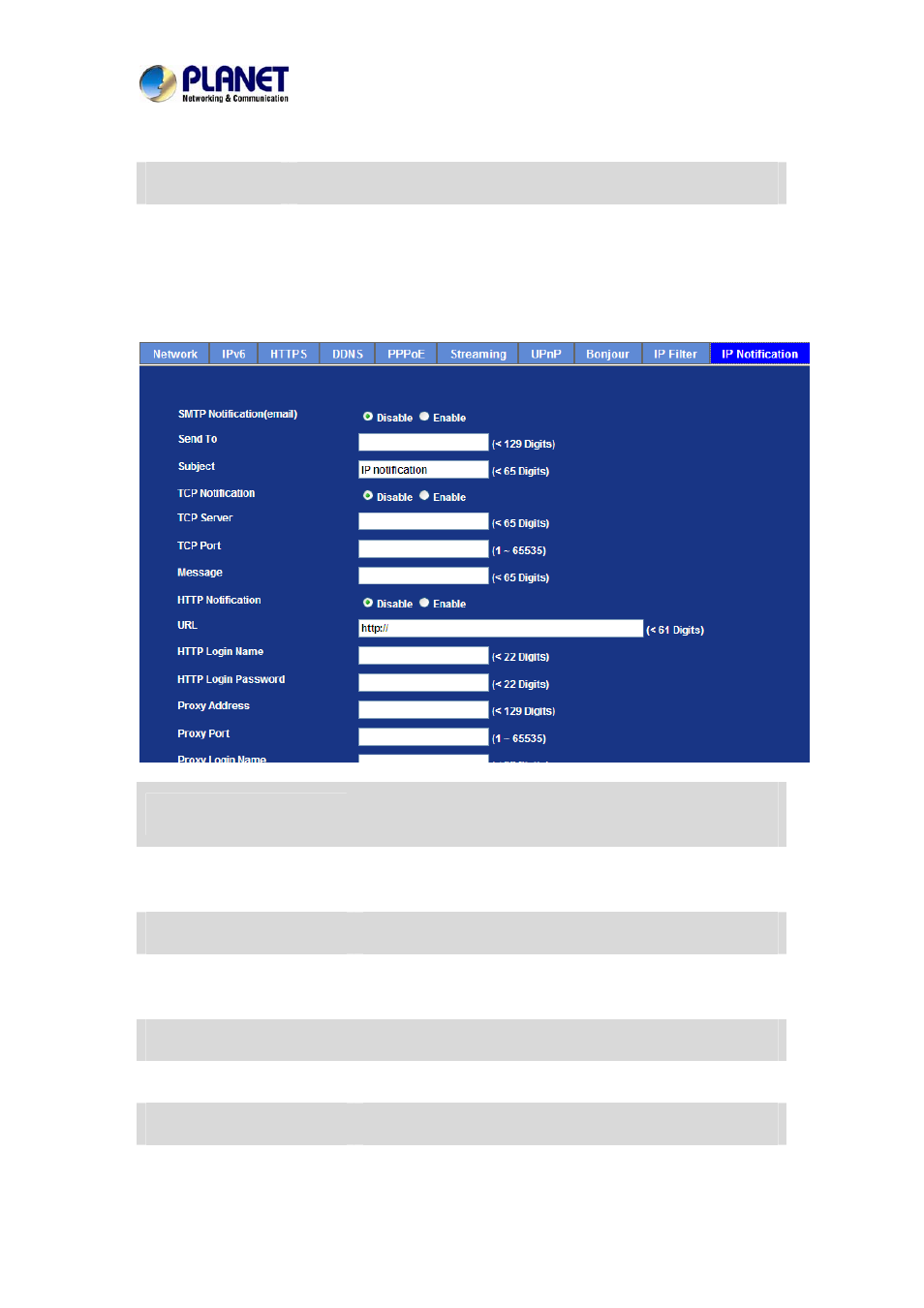 Ip notification | PLANET IVS-2120 User Manual | Page 47 / 87