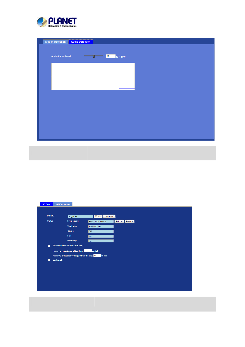Storage configuration, Sd card | PLANET IVS-2120 User Manual | Page 65 / 87