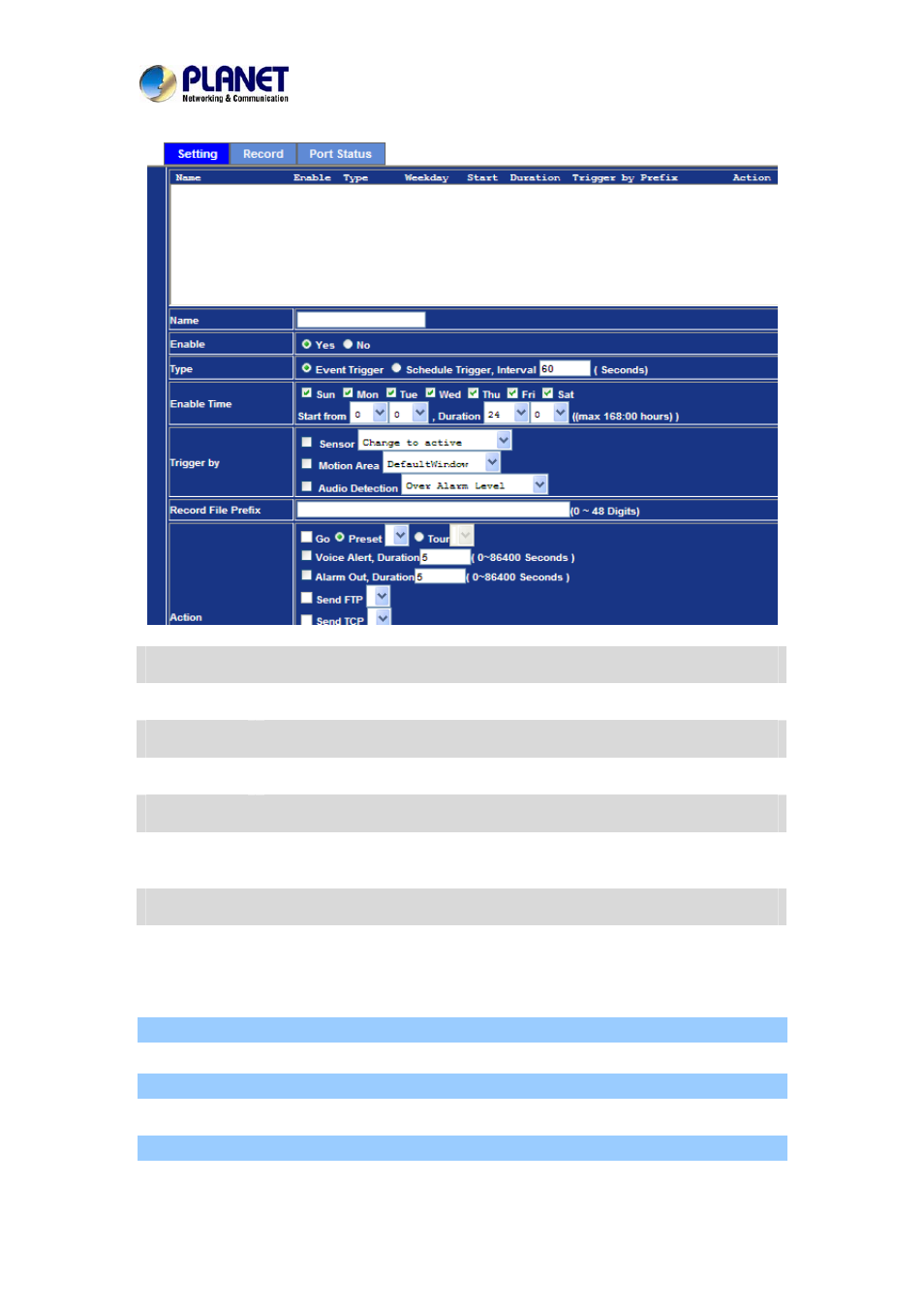 PLANET IVS-2120 User Manual | Page 72 / 87