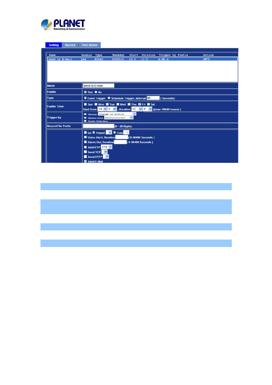 PLANET IVS-2120 User Manual | Page 74 / 87