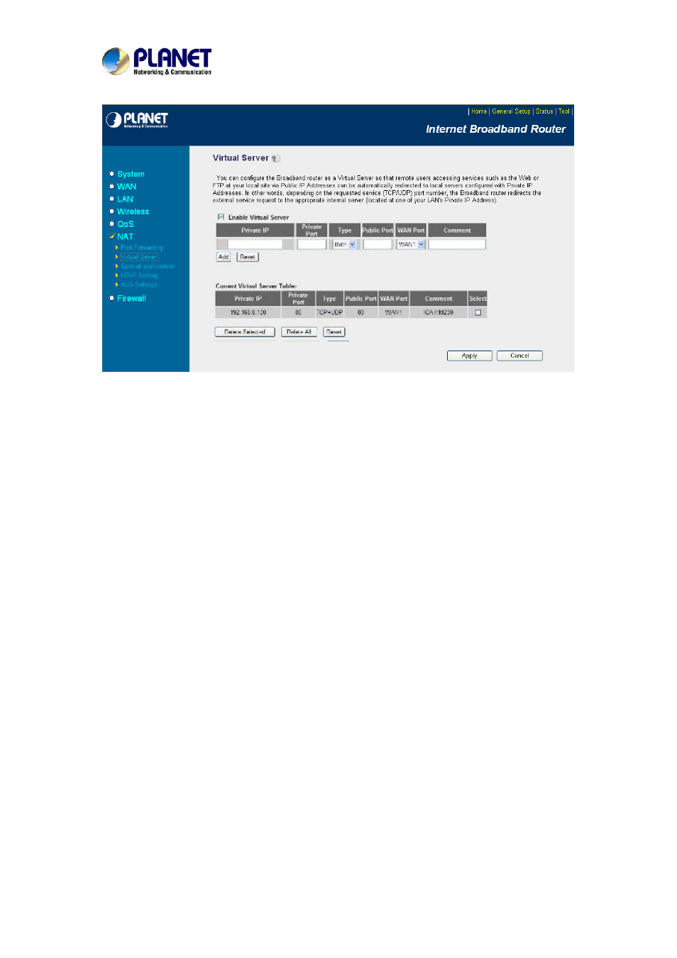 PLANET IVS-2120 User Manual | Page 82 / 87