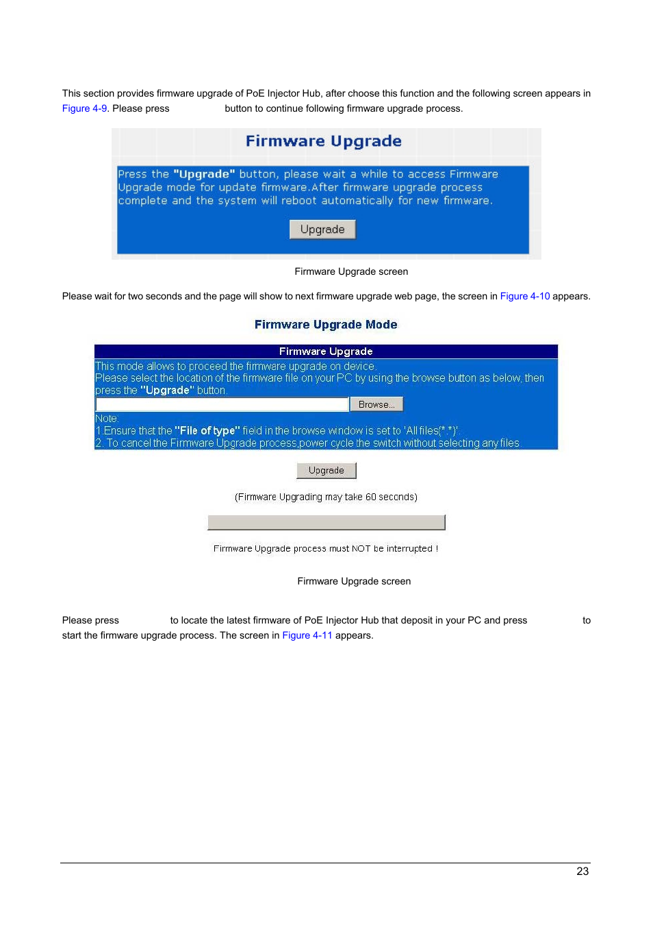 1 firmware upgrade | PLANET POE-1200 User Manual | Page 26 / 45