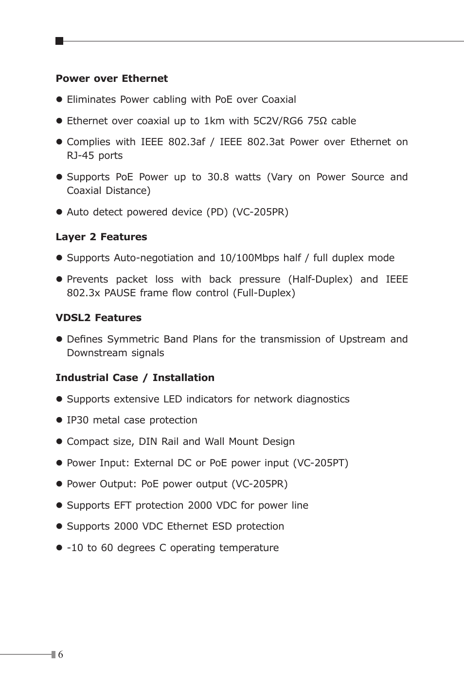 PLANET VC-205-KIT User Manual | Page 6 / 24