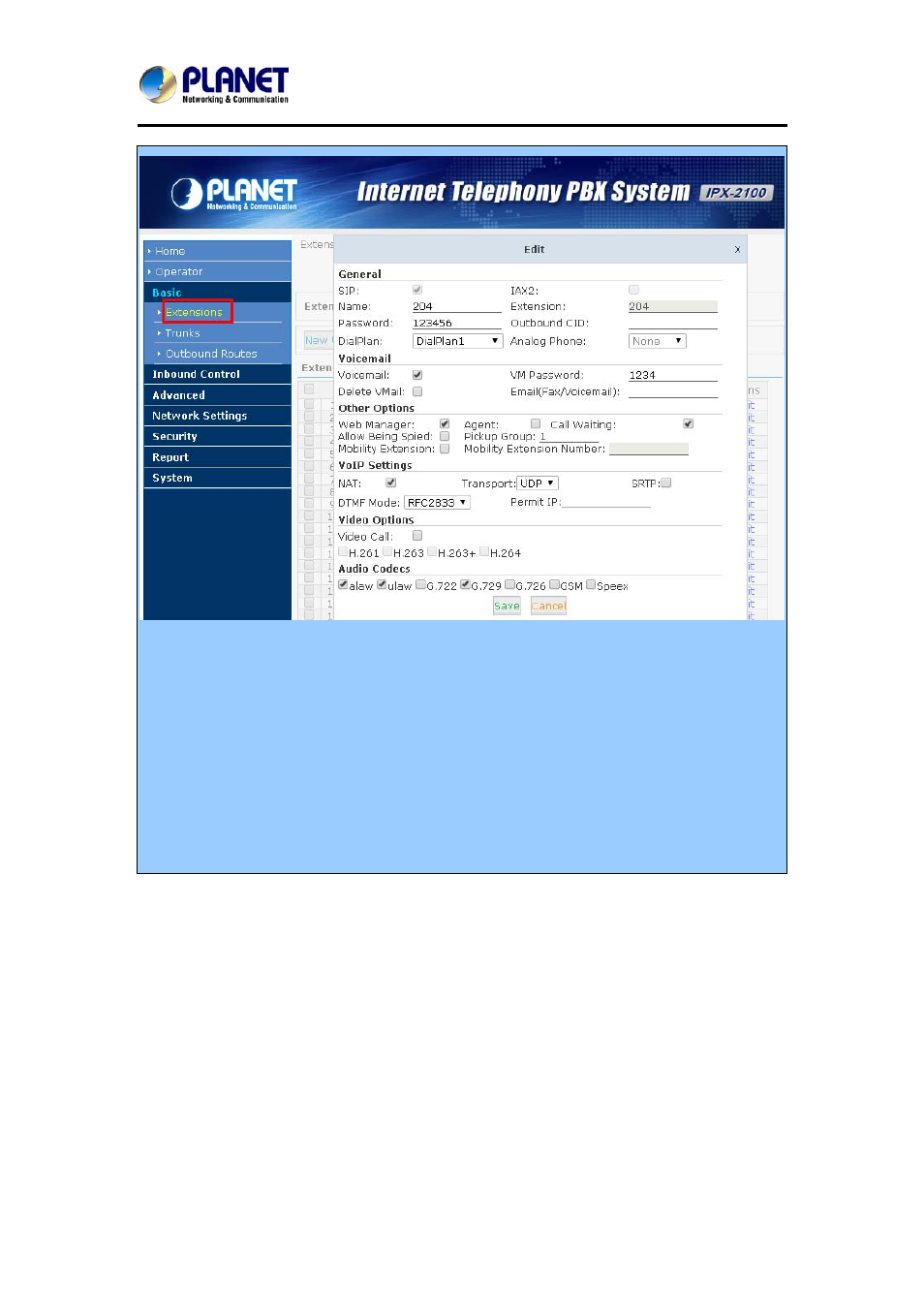 PLANET VIP-1010PT User Manual | Page 77 / 78