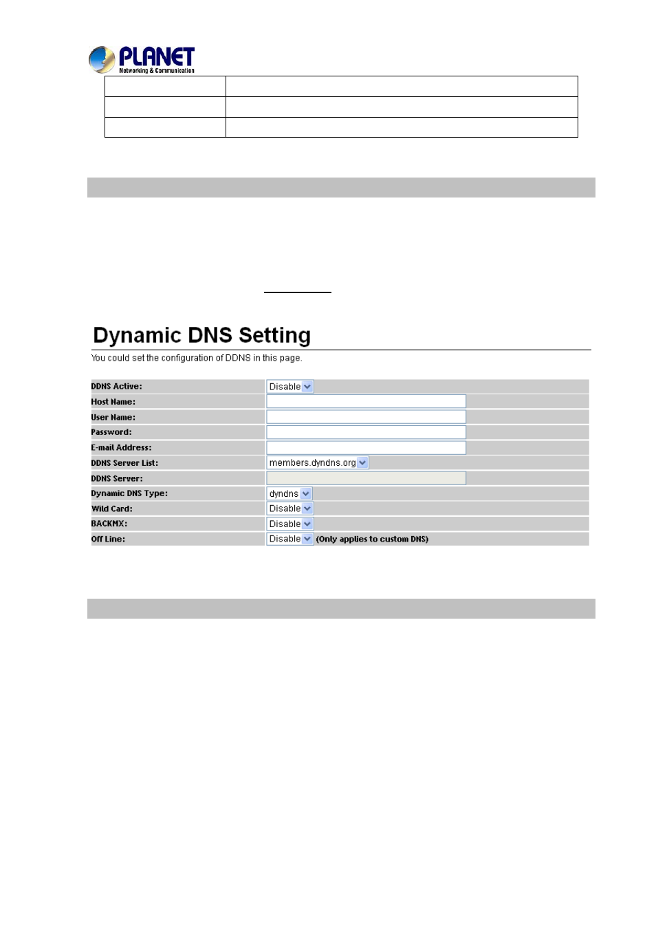 Ddns setting, Vlan setting | PLANET VIP-156PE User Manual | Page 36 / 75