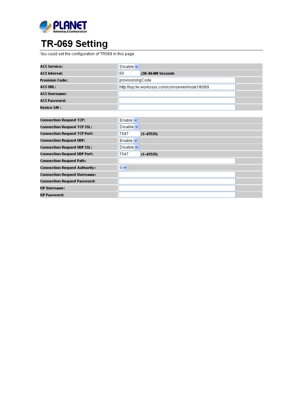 PLANET VIP-156PE User Manual | Page 54 / 75