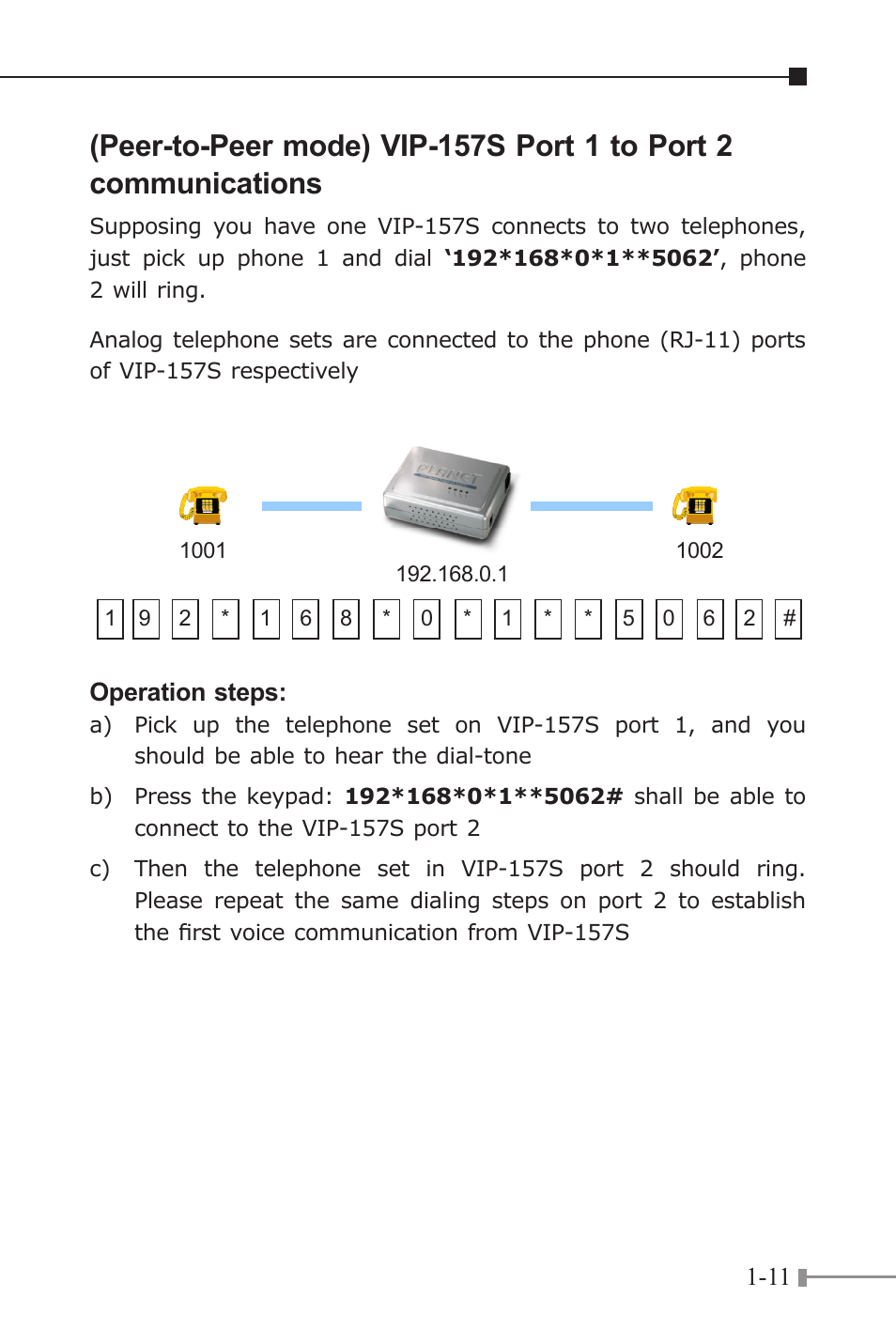 PLANET VIP-156 User Manual | Page 13 / 68