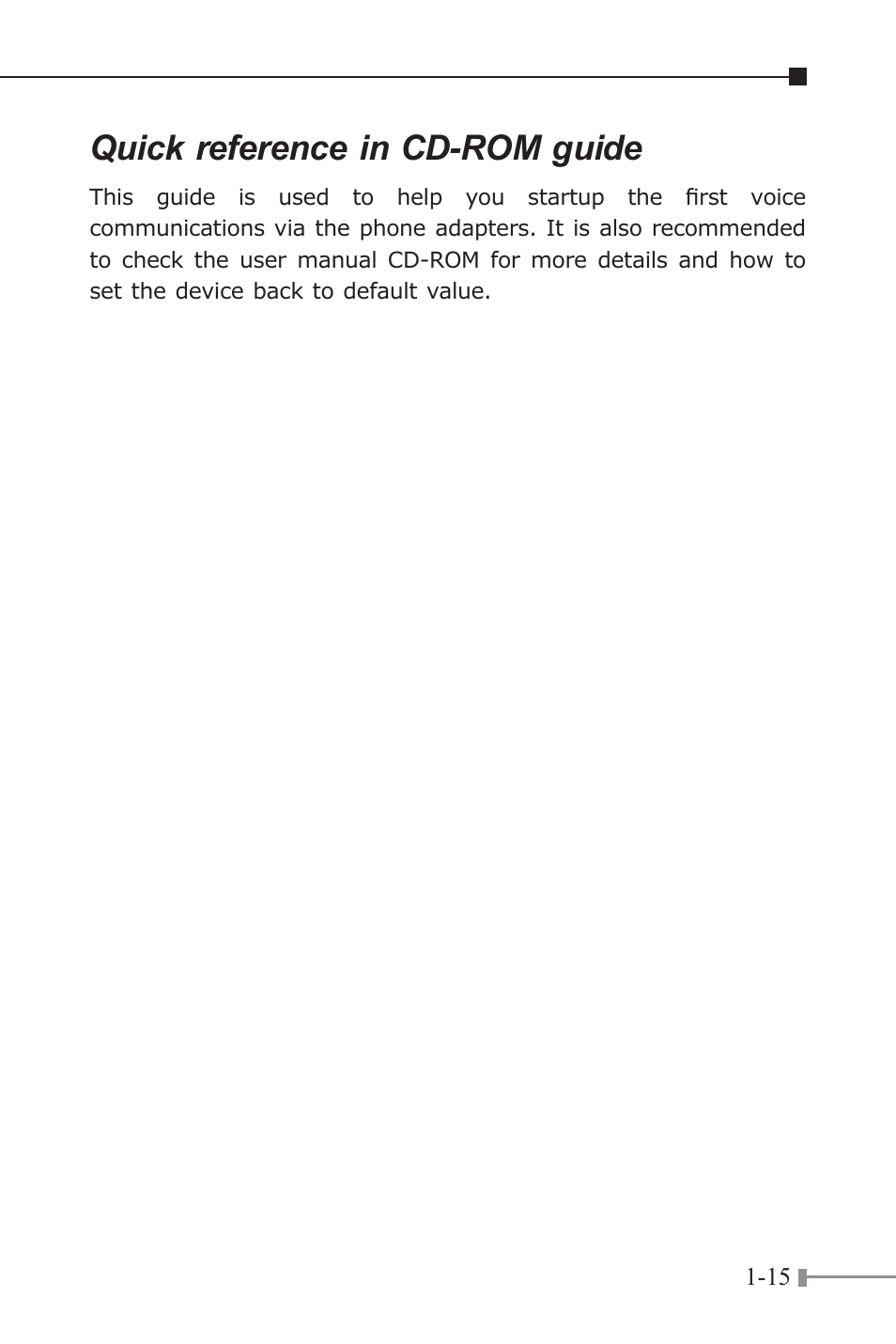 Quick reference in cd-rom guide | PLANET VIP-156 User Manual | Page 17 / 68
