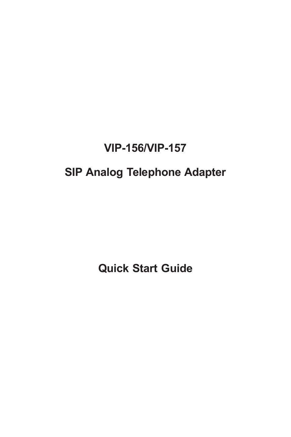 PLANET VIP-156 User Manual | Page 2 / 68