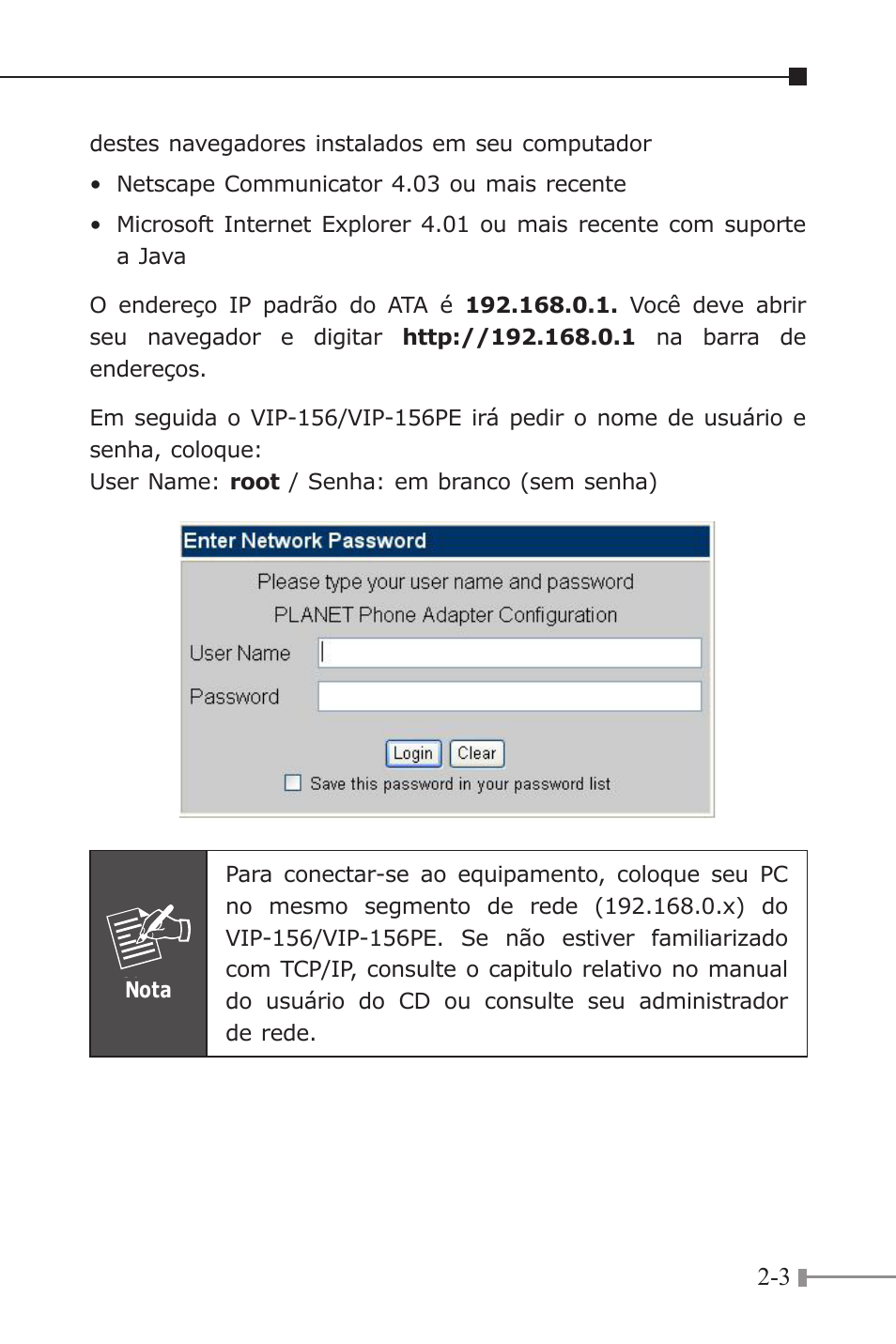 PLANET VIP-156 User Manual | Page 21 / 68