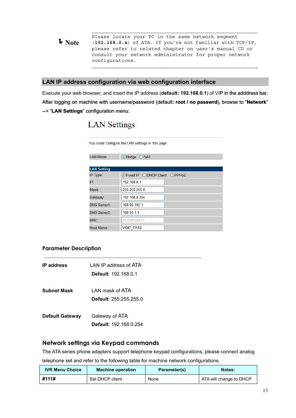 PLANET VIP-156PE User Manual | Page 13 / 76