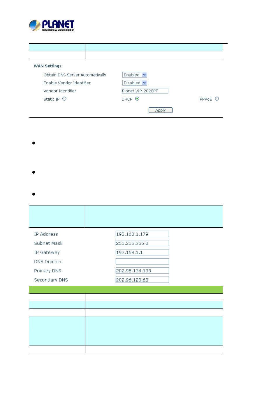 PLANET VIP-2020PT User Manual | Page 51 / 107