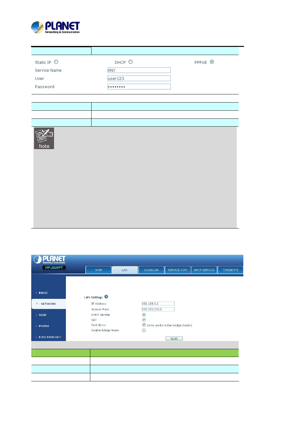 PLANET VIP-2020PT User Manual | Page 52 / 107